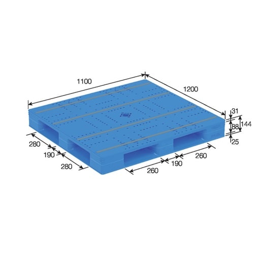 パレット LX−1112D4−2 ブルー