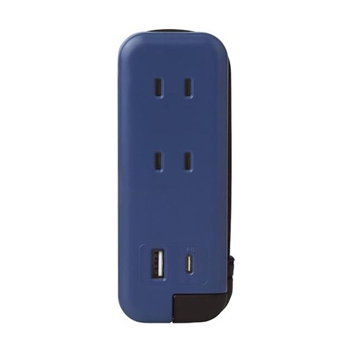 ポータブルコンセント USB−C ネイビ