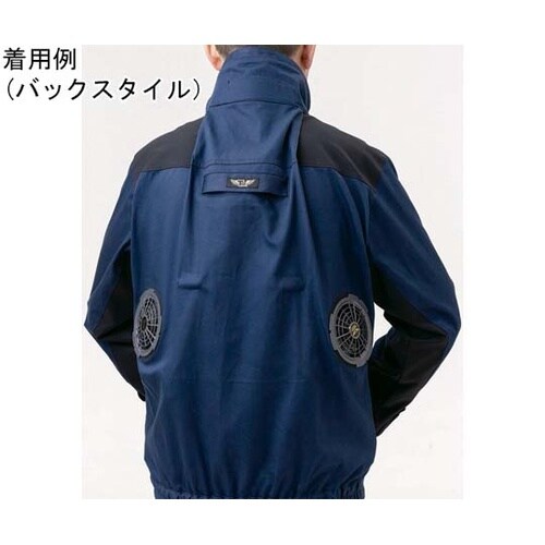 YZ5361 防炎長袖ブルゾン ネイビー