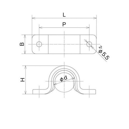 SDL4型 両サドル(耐候性仕様) SD