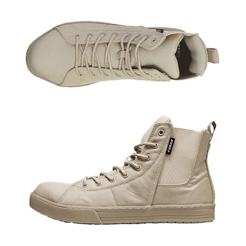 ワークシューズ キャンバスハイカット サ