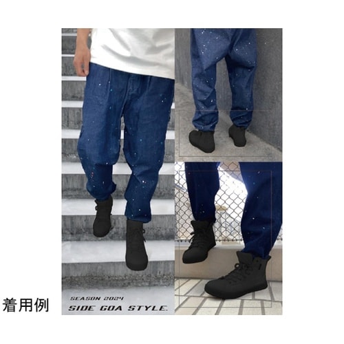 ワークシューズ キャンバスハイカット サ