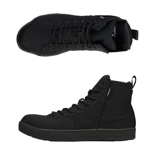 ワークシューズ キャンバスハイカット サ