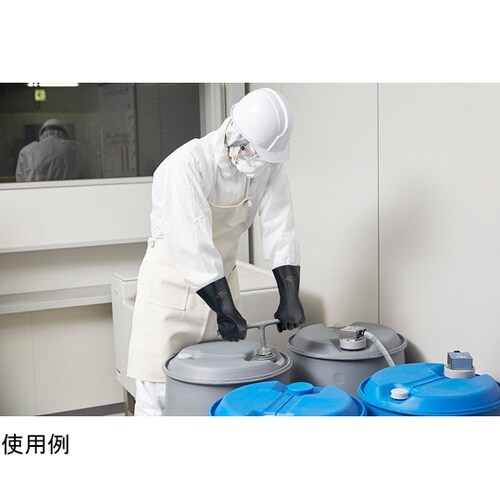 CN910ブチルゴム製化学防護手袋 XL