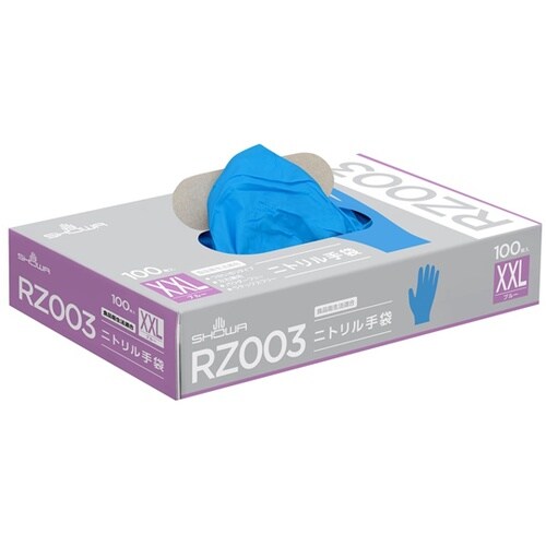 RZ003ニトリル手袋 100枚入 XX