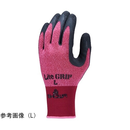 341ライトグリップ 3双入 S レッド