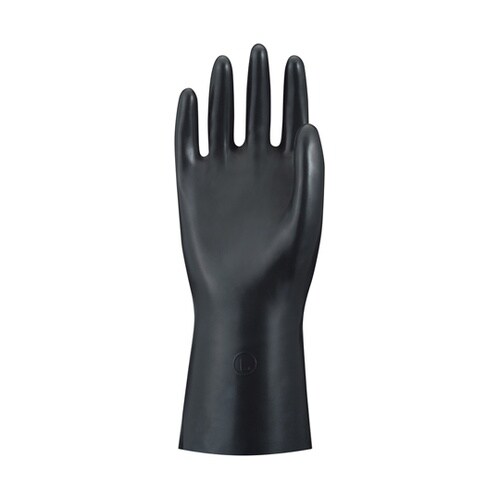 CN920フッ素ゴム製化学防護手袋 L