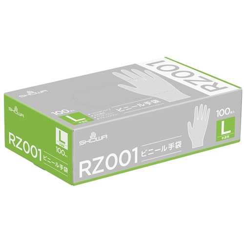 RZ001ビニール手袋 100枚入 L