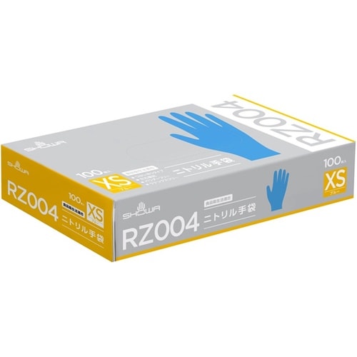 RZ004ニトリル手袋 100枚入 XS