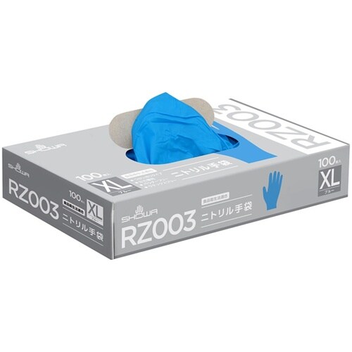 RZ003ニトリル手袋 100枚入 XL