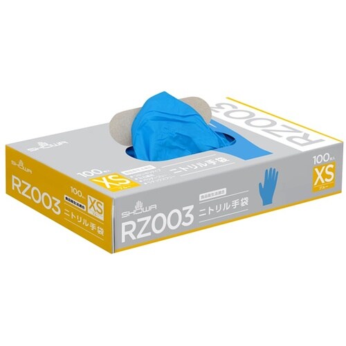 RZ003ニトリル手袋 100枚入 XS