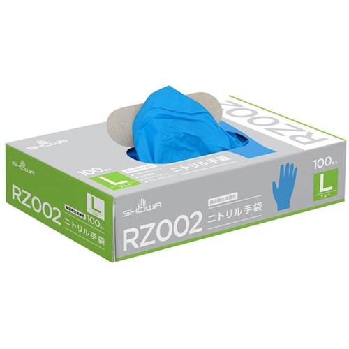 RZ002ニトリル手袋 100枚入 L