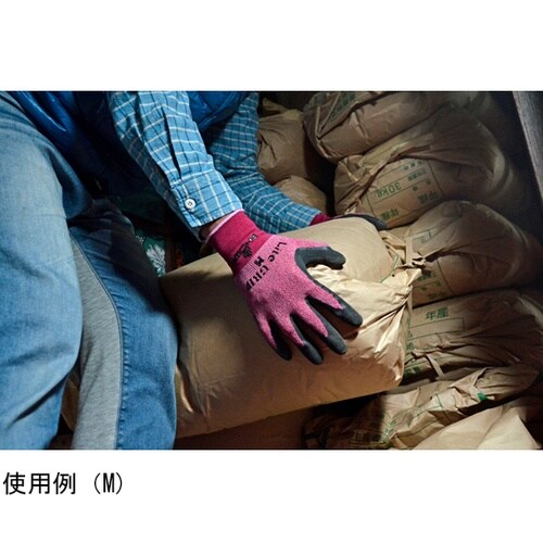 341ライトグリップ 3双入 M レッド