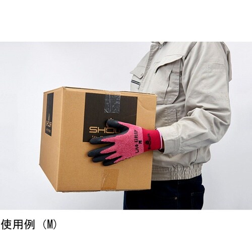 341ライトグリップ 3双入 M レッド