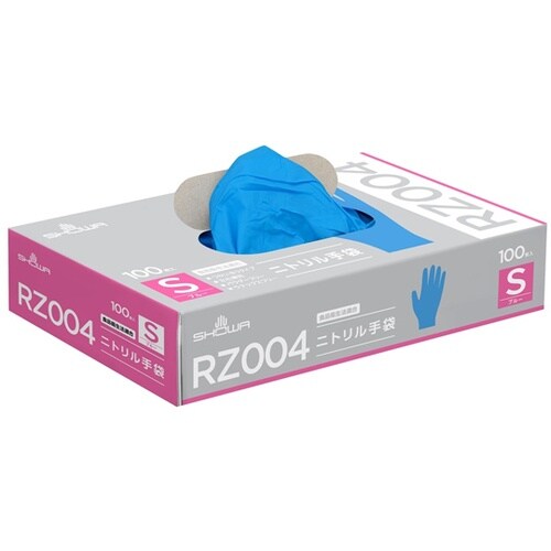 RZ004ニトリル手袋 100枚入 S
