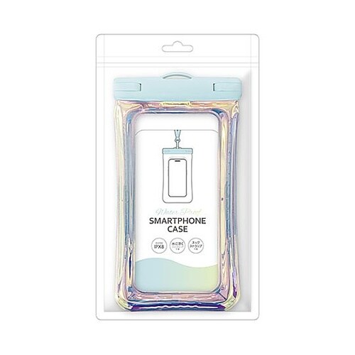 スマホ用防水ケース ブルー TCP3L