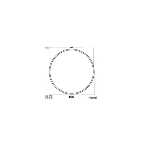 アクリルパイプ 外径100×肉厚2mm×