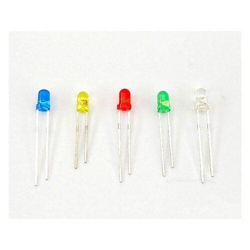 φ3mmLED 赤・緑・青・黄・白 1ケ