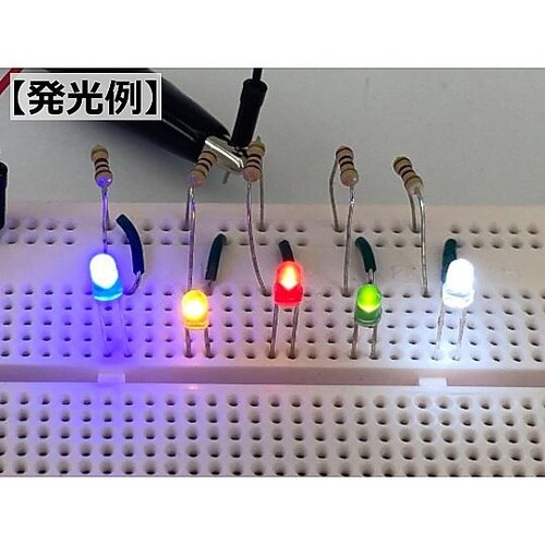 φ3mmLED 赤・緑・青・黄・白 1ケ