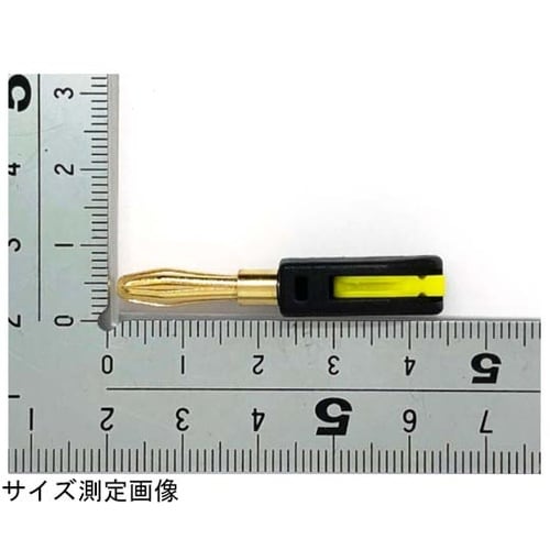 ワンタッチ φ4mmバナナプラグ 黒 5