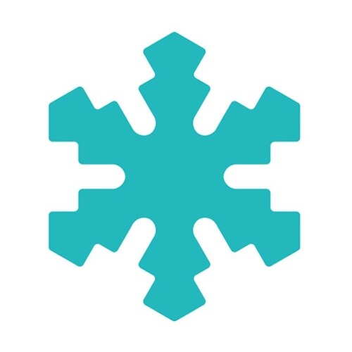 クラフトパンチ小 SnowFlake C