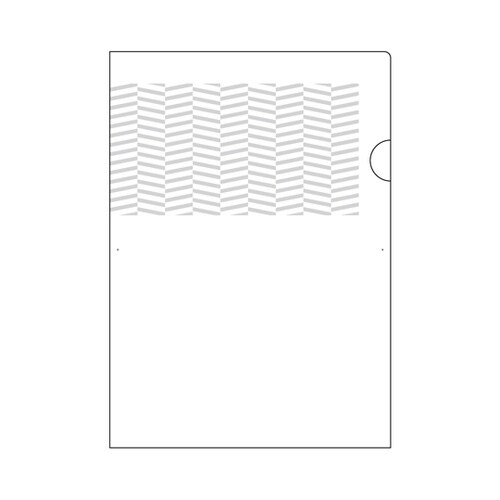 紙製トリック!クリアフォルダ A4 パタ