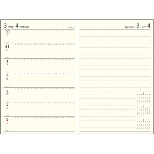 2026 アポイントノートタイプ B6