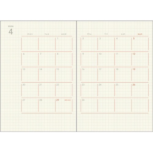 2026 isshoni.マンスリー B