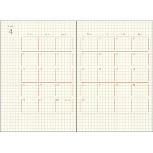 2026 isshoni.マンスリー B