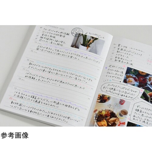 26システムノートダイアリー レフトB6