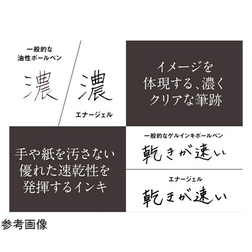 ゲルインキボールペン エナージェル フィ