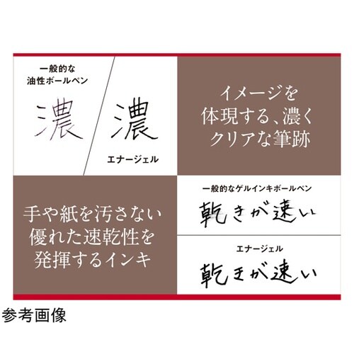 ゲルインキボールペン エナージェル フィ