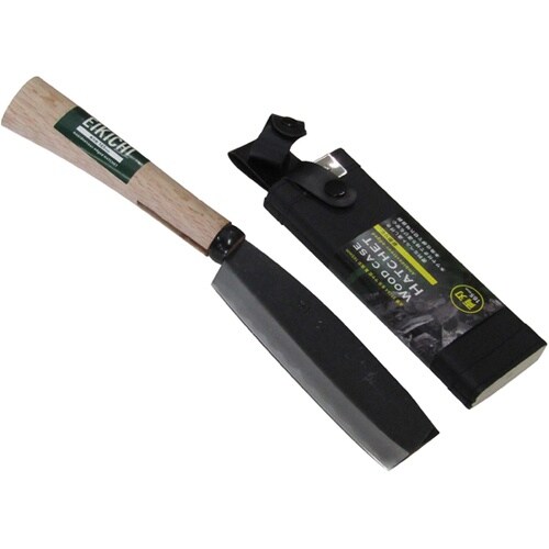 永吉 サヤ鉈 黒 両刃 165mm