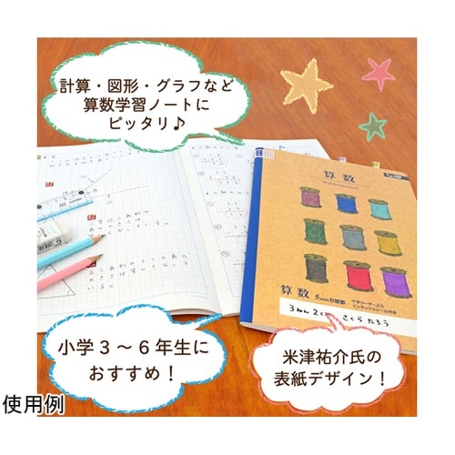 学習帳 算数方眼罫 5ミリA4 NP90