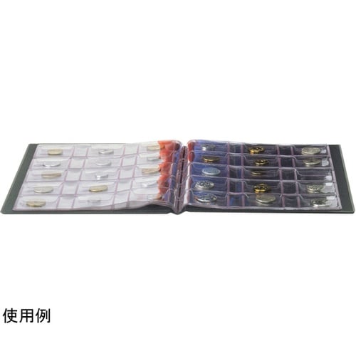 コインフリーアルバム B5 黒 CF−3