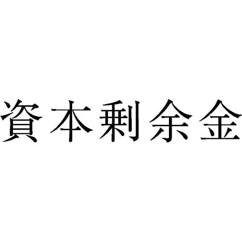 勘定科目印 単品 『資本剰余金』 KS−
