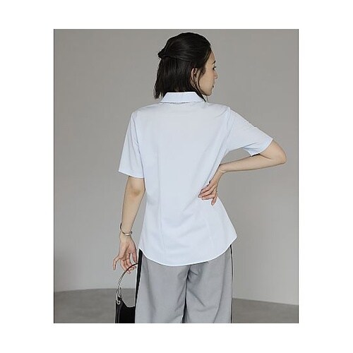 ブラウス 半袖ブラウス 5G シャドース