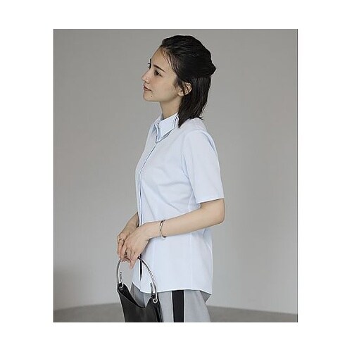 ブラウス 半袖ブラウス 13G シャドー