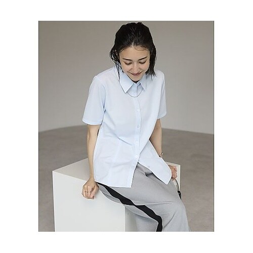 ブラウス 半袖ブラウス 15G シャドー