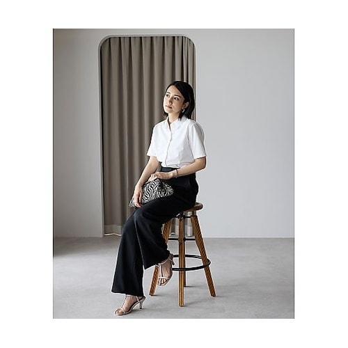 ブラウス 半袖ブラウス 15G シャドー