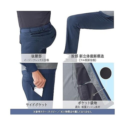 春夏作業服 帯電防止JIS適合 ベルデク