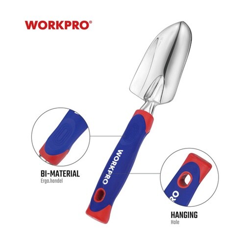 錆に強い掛け穴あり 園芸用小型スコップ