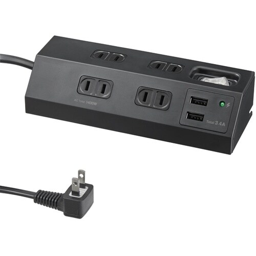 集中SW付デスクUSBタップ WLS−D