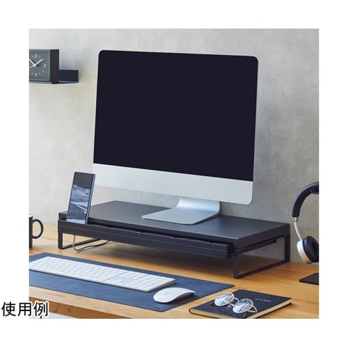 机上台 <幅590mm・引出し付> マッ