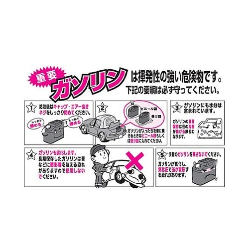 10L ガソリン携行缶(ステンレス製)