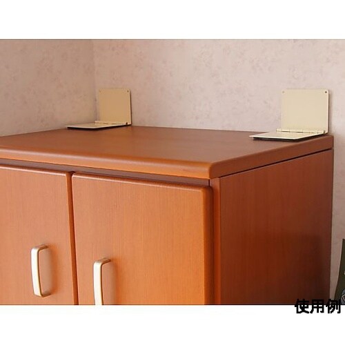 100x80mm 転倒防止粘着プレート(