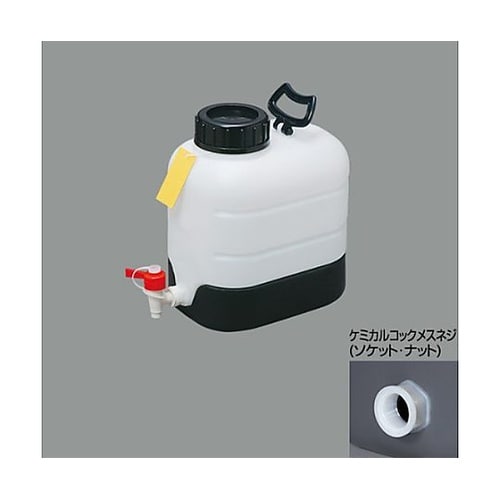 10L ポリ容器(底部傾斜・コック付)
