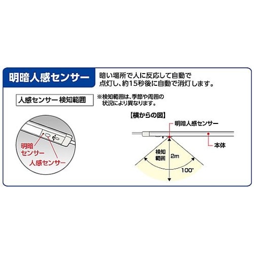 AC100V/ 7.5W LEDセンサー