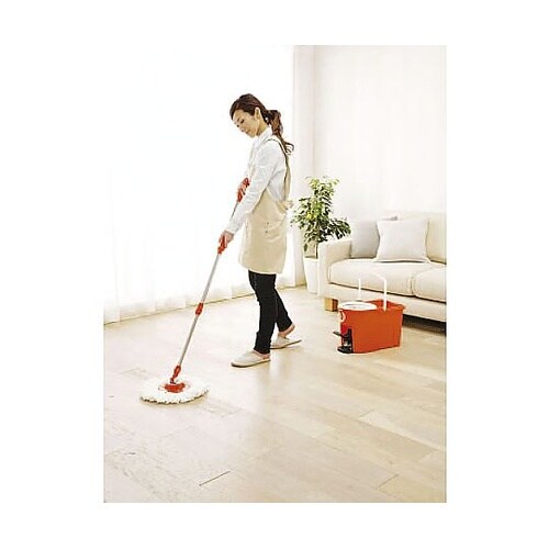 マイクロファイバーモップ(洗浄バケツ付)