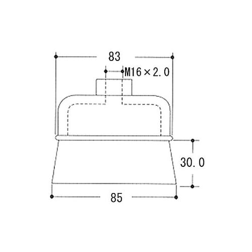 85mm/M16 ワイヤーブラシ(カップ